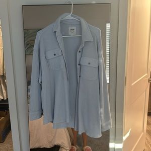 Aerie Lumberjack Waffle button up